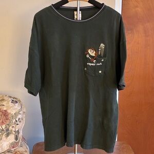 Green T-Shirt with Taz Repair Nut